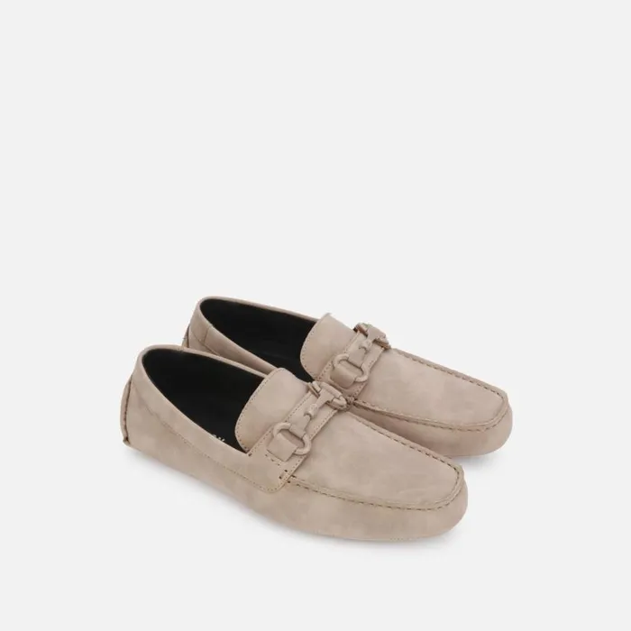 Kenneth Cole Dawson Bit Driver Dark Taupe Men Loafers