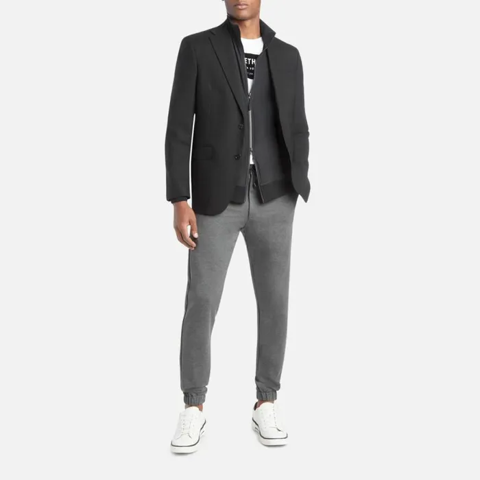 Kenneth Cole Extreme Black Travel Ready Modern Fit Stretch Suit Jacket Extreme Black Men Suiting
