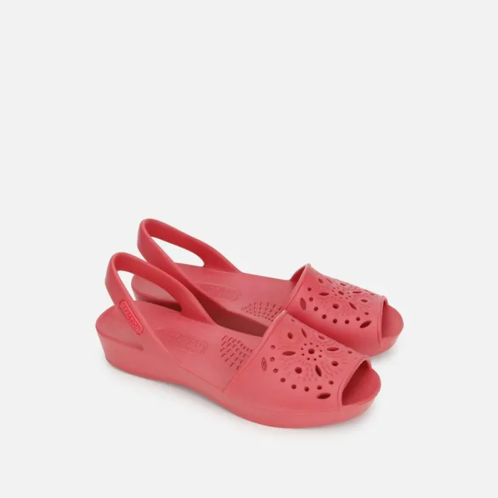 Kenneth Cole Fine Glass Slingback Sandal With Eva Spiced Coral Women Sandals
