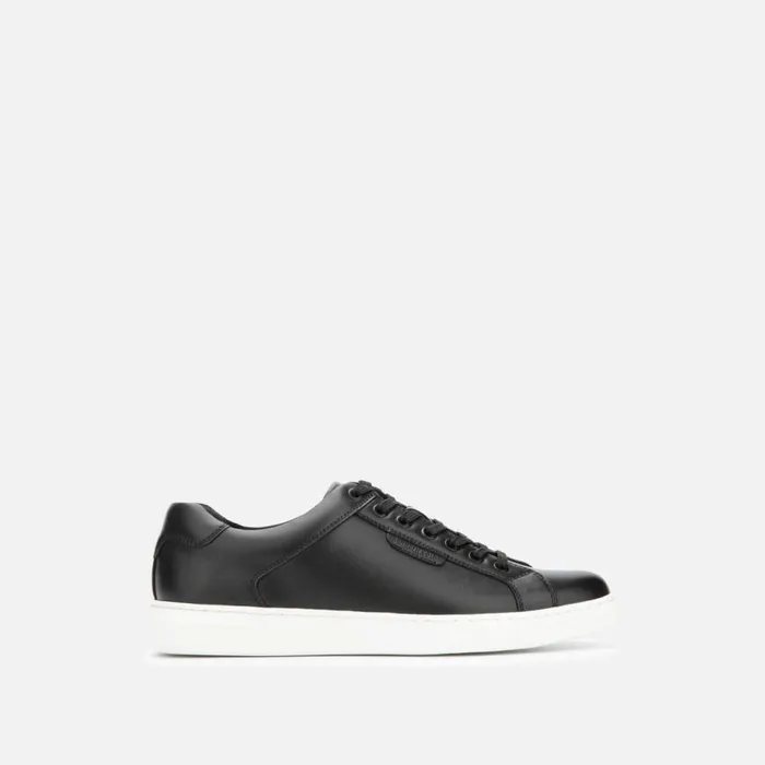 Kenneth Cole Liam Leather Sneaker With TechniCole Black Men Sneakers