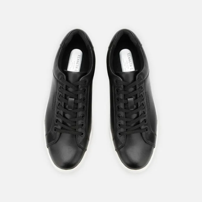 Kenneth Cole Liam Leather Sneaker With TechniCole Black Men Sneakers