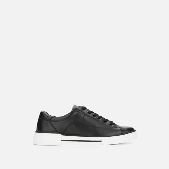 Kenneth Cole Liam Stripe Sneaker Black Men Sneakers