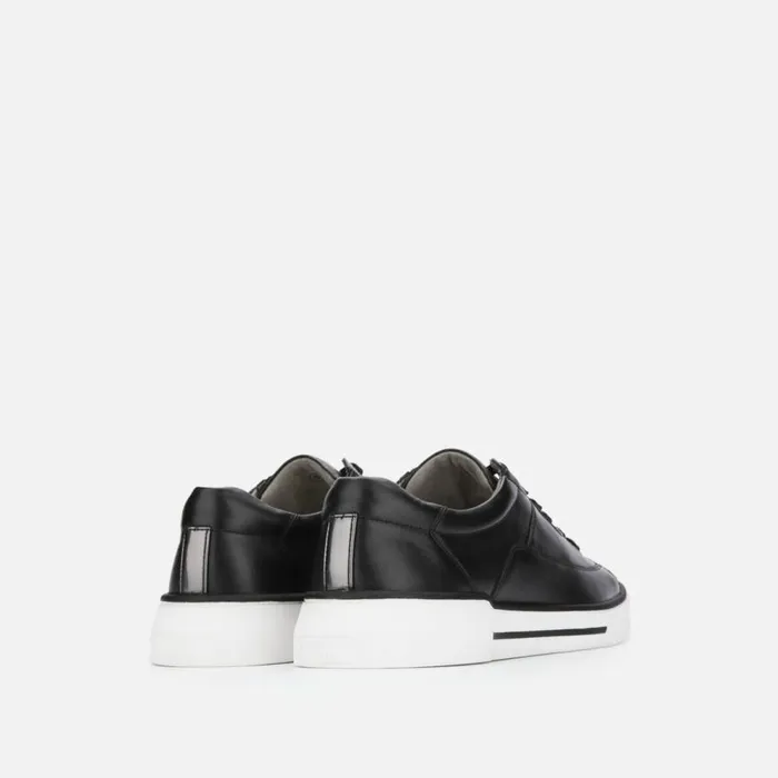 Kenneth Cole Liam Stripe Sneaker Black Men Sneakers