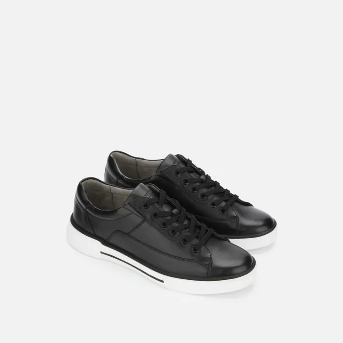 Kenneth Cole Liam Stripe Sneaker Black Men Sneakers