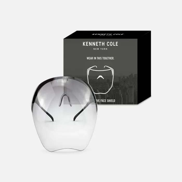 Kenneth Cole Protective Face Shield Grey WomenMen Protective Wear