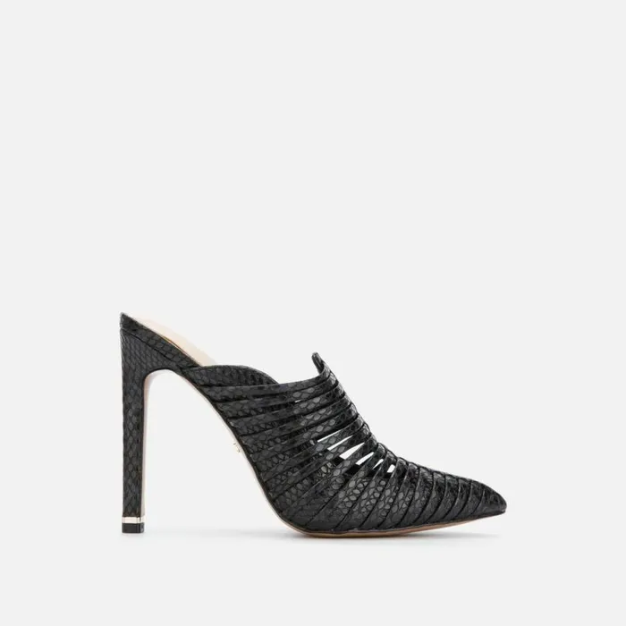 Kenneth Cole Riley 110 Fisher Mule Black Women Heels