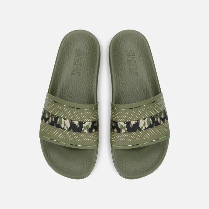 Kenneth Cole Screen Slide Sandal Olive Camo Men Sandals