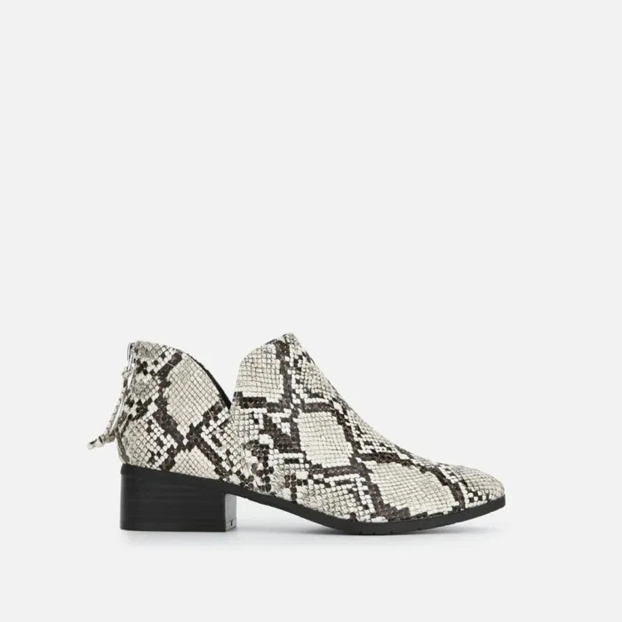 Kenneth Cole Side Skip Snake Print Ankle Bootie Blackwhite Women Boots Booties Kenneth Cole Side Skip Snake Print Ankle Bootie Blackwhite Women Boots Booties