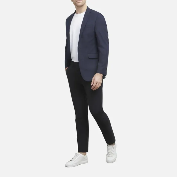 Kenneth Cole Slim Fit Stretch Suit Jacket Blue Men Suiting