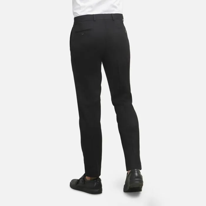 Kenneth Cole Slim Fit Suit Trousers Black Black Men Bottoms