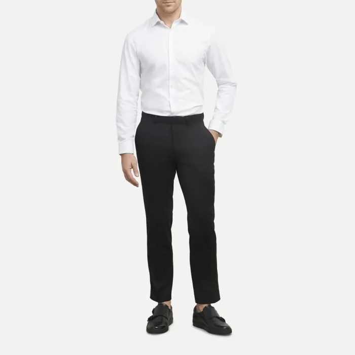 Kenneth Cole Slim Fit Suit Trousers Black Black Men Bottoms