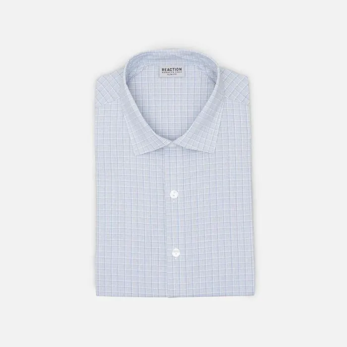 Kenneth Cole Slim Tek Fit Spread Collar Dress Shirt Blue Multi Men Dress Shirts Kenneth Cole Slim Tek Fit Spread Collar Dress Shirt Blue Multi Men Dress Shirts
