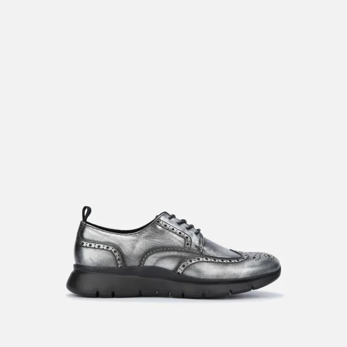 Kenneth Cole Trent Brogue Oxford With Flex Silver Men Oxfords