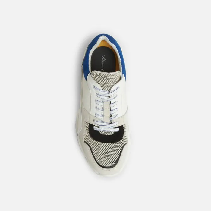 Kenneth Cole Varden Mid Jogger Sneaker Beigecobalt Men Sneakers