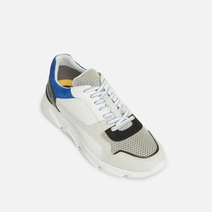 Kenneth Cole Varden Mid Jogger Sneaker Beigecobalt Men Sneakers