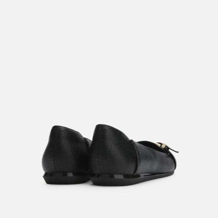 Kenneth Cole Viv Buckle Ballet Black Women Flats