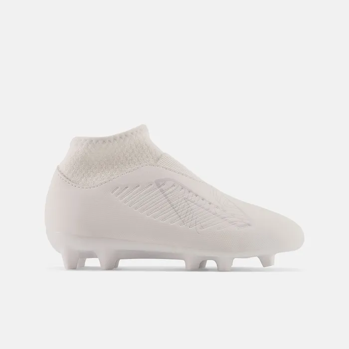 Kids Tekela v4 Magique Junior FG White Cleats New Balance