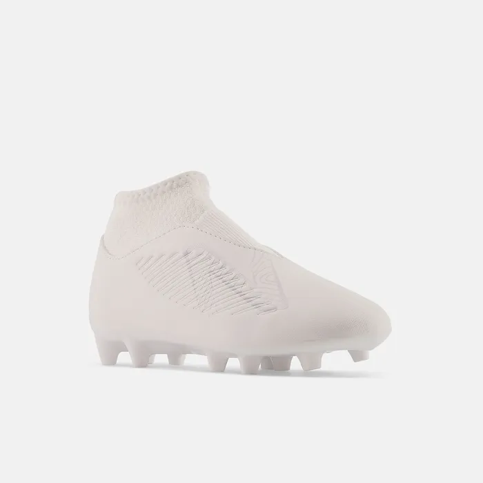 Kids Tekela v4 Magique Junior FG White Cleats New Balance