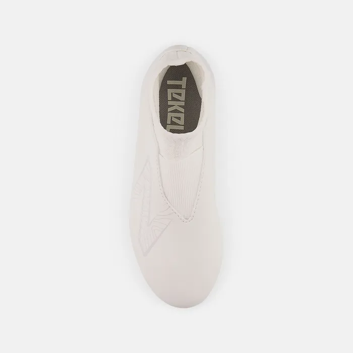 Kids Tekela v4 Magique Junior FG White Cleats New Balance