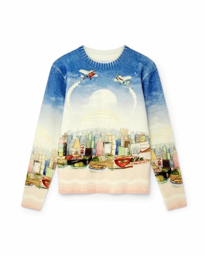Knitwear Men Casablanca Paris Casa Cafe Knit Sweater
