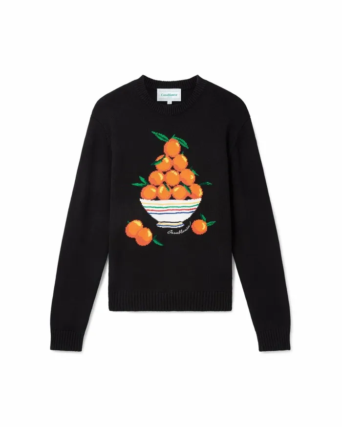 Knitwear Men Casablanca Paris Pyramide D039Oranges Jumper