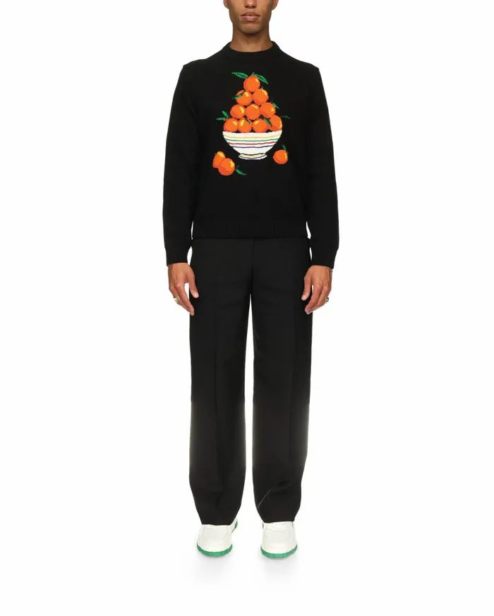 Knitwear Men Casablanca Paris Pyramide D039Oranges Jumper