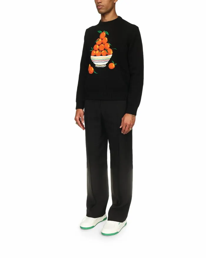 Knitwear Men Casablanca Paris Pyramide D039Oranges Jumper