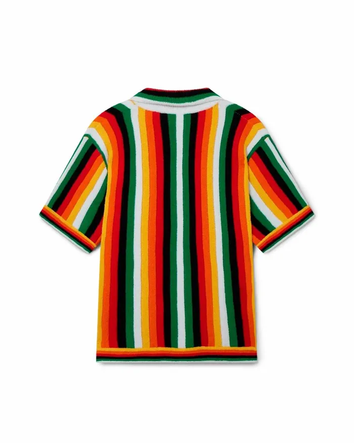 Knitwear Men Casablanca Paris Striped Towelling Shirt Knitwear Men Casablanca Paris Striped Towelling Shirt