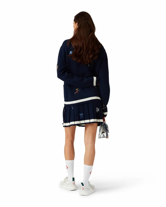 Knitwear MenWomen Casablanca Paris Cashmere Cardigan Knitwear MenWomen Casablanca Paris Cashmere Cardigan