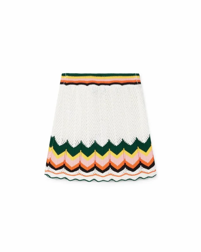Knitwear Women Casablanca Paris Chevron Lace Skirt