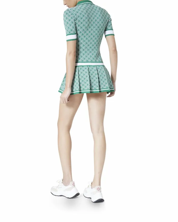 Knitwear Women Casablanca Paris Jacquard Pleated Dress