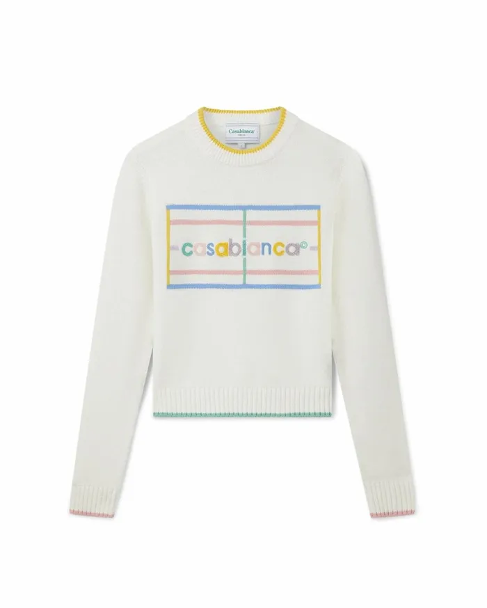Knitwear Women Casablanca Paris Pastel Court Jumper
