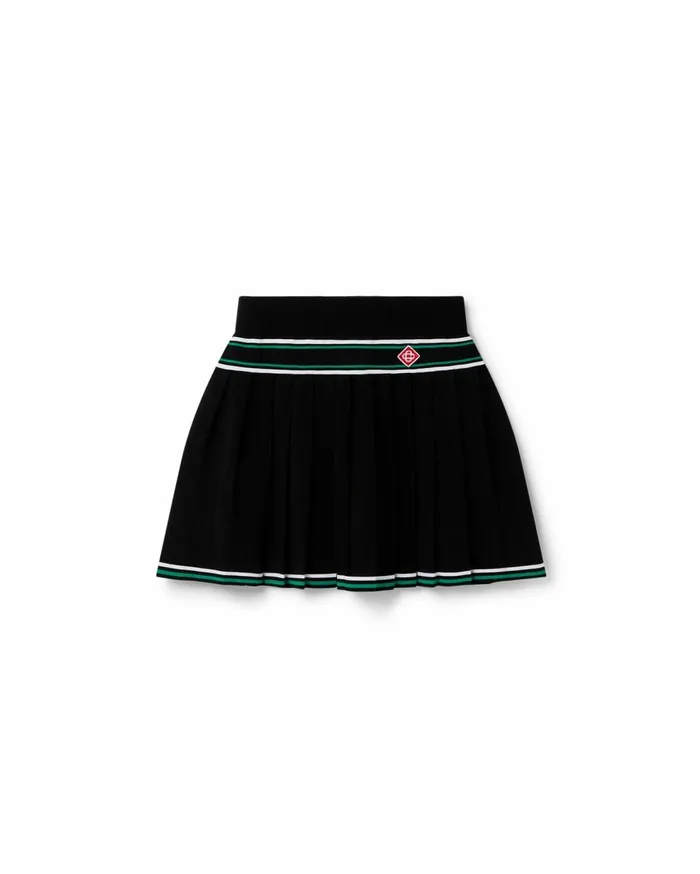 Knitwear Women Casablanca Paris Pleated Knit Skirt