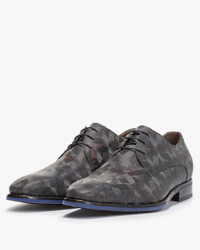 Lace Shoes Men Floris Van Bommel De Netter 1900 Metallicprint