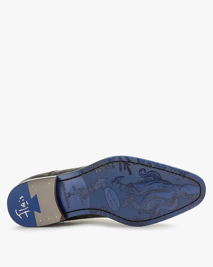 Lace Shoes Men Floris Van Bommel De Netter 1900 Metallicprint