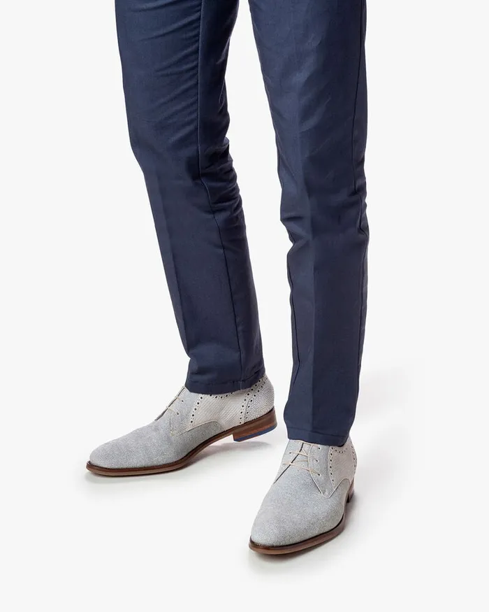 Lace Shoes Men Floris Van Bommel De Stapper 3911 Suede