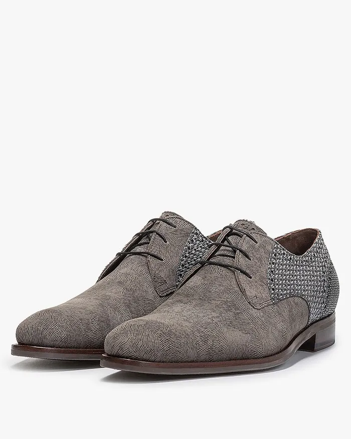 Lace Shoes Men Floris Van Bommel De Stapper 3928 Nubuckleather