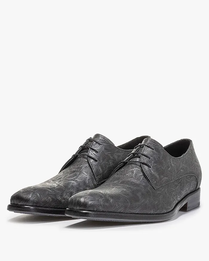 Lace Shoes Men Floris Van Bommel De Stijler 3304 Metallicprint