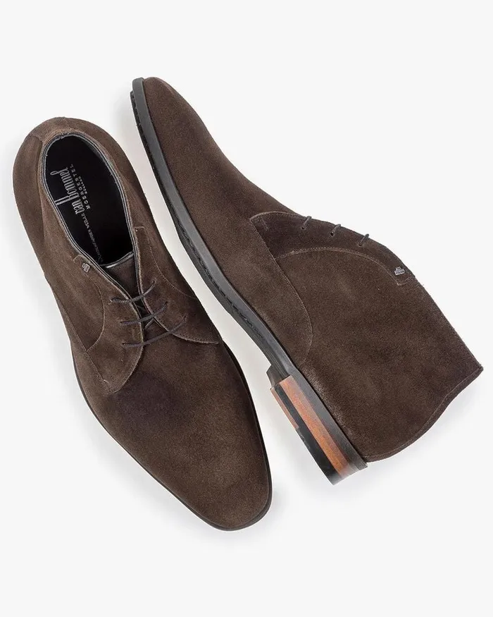 Lace Shoes Men Floris Van Bommel Sella 0301 Suede