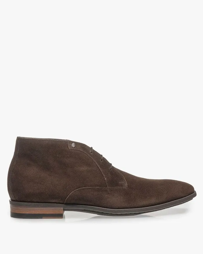 Lace Shoes Men Floris Van Bommel Sella 0301 Suede