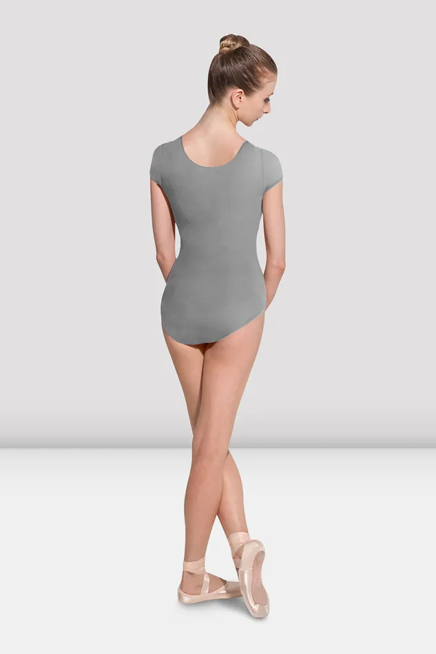 Ladies Betri Cap Sleeve Leotard Grey Adult Leotards Bloch