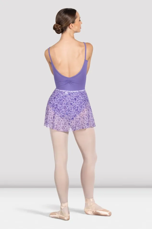 Ladies Floral Printed Skirt Lilac Haze Skirts and Tutus Bloch Adult