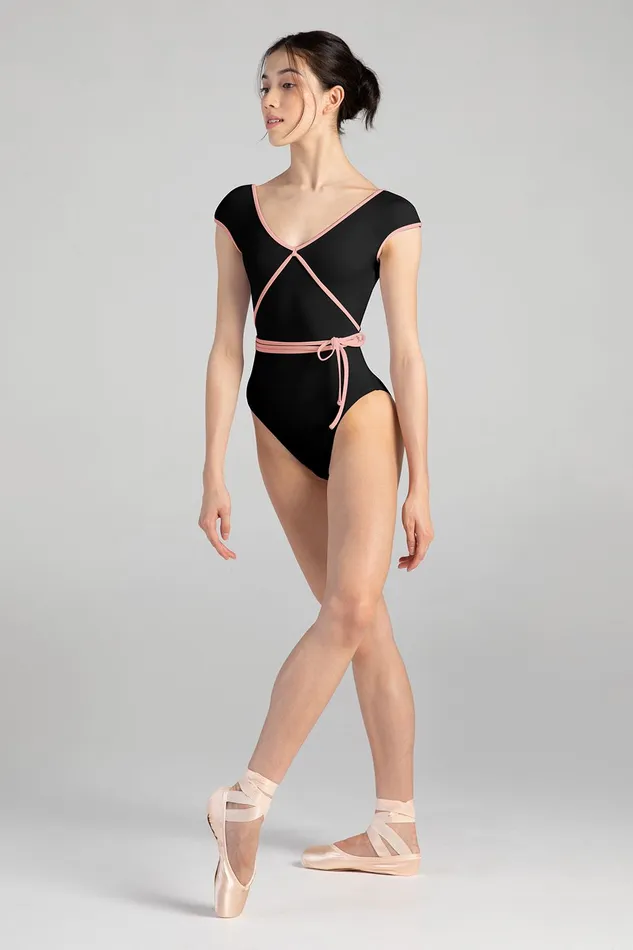 Ladies Liberty Cap Sleeve Leotard Black Adult Leotards Bloch