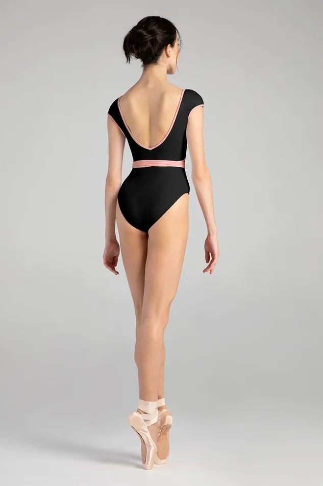 Ladies Liberty Cap Sleeve Leotard Black Adult Leotards Bloch