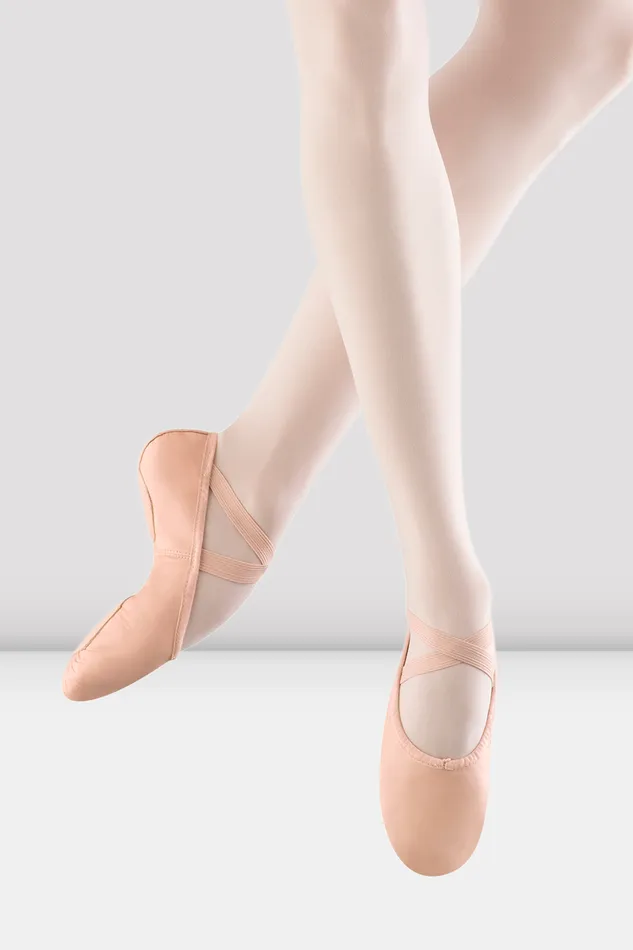 Ladies Prolite 2 Leather Ballet Shoes Pink Leather Ballet Bloch Adult