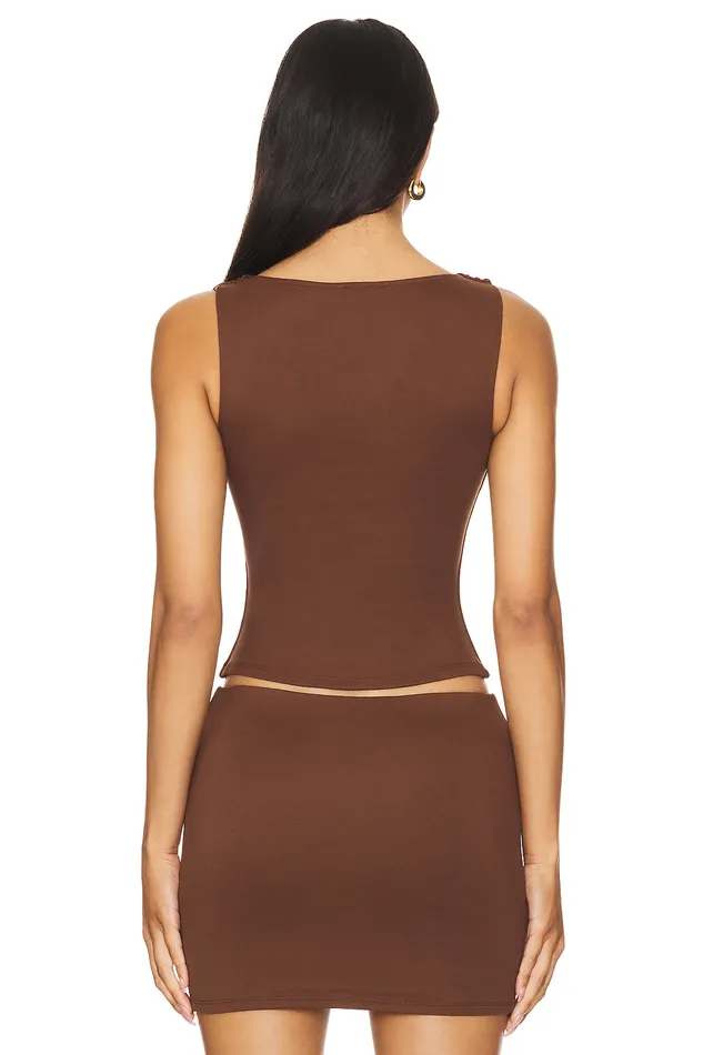 Lainey Top Brown Women Lovers and Friends Tops Lainey Top Brown Women Lovers and Friends Tops