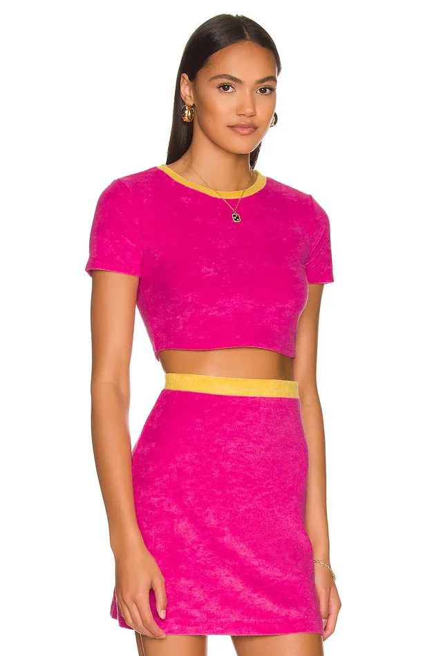 Lana Crop Top Magenta Women Lovers and Friends Tops Lana Crop Top Magenta Women Lovers and Friends Tops