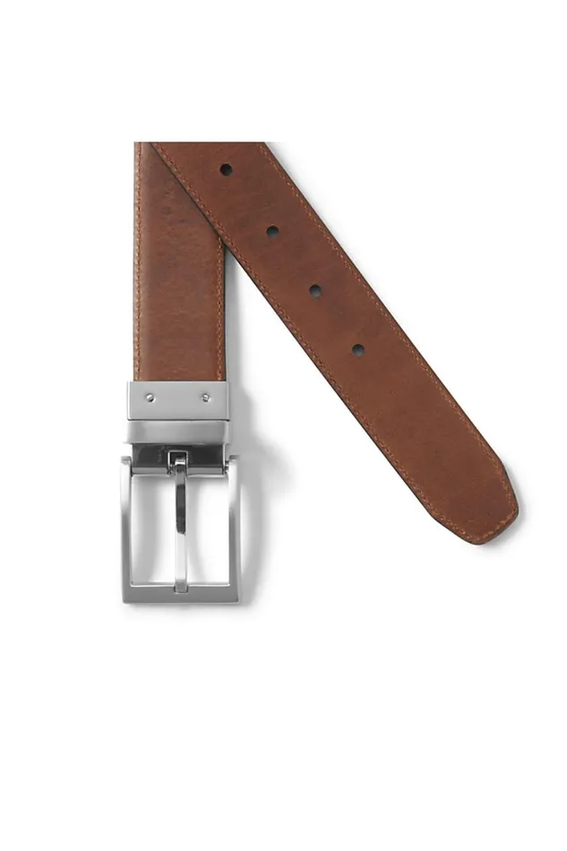Lands039 End Accessories Men Reversible Belt Black