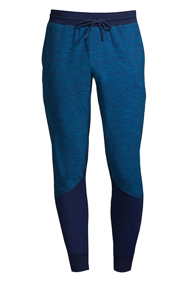 Lands039 End Activewear Men Active Hybrid Pull On Jogger Pants Baltic Teal Space Dye Lands039 End Activewear Men Active Hybrid Pull On Jogger Pants Baltic Teal Space Dye