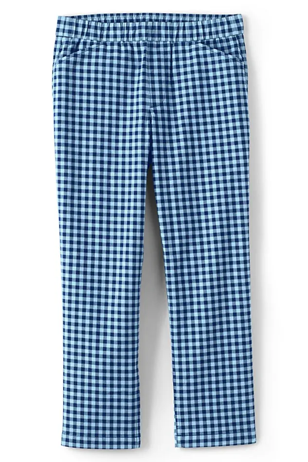 Lands039 End Capris and Crop Pants Women Mid Rise Pull On Chino Crop Pants Black Glen Plaid Lands039 End Capris and Crop Pants Women Mid Rise Pull On Chino Crop Pants Black Glen Plaid